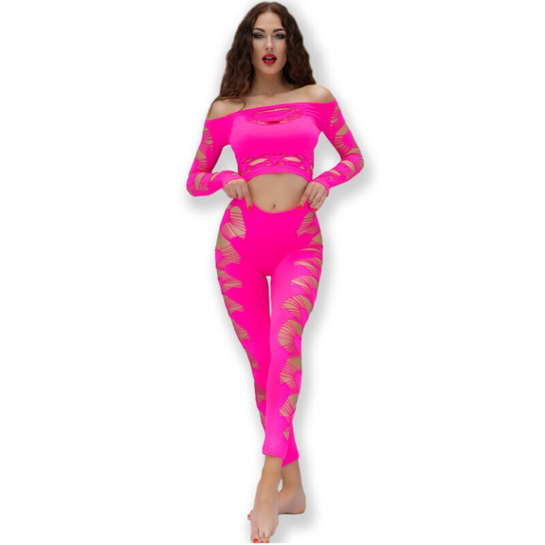 Chilirose Cr 4632 Top & Pantalon Fucsia S/l