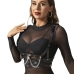 Subblime Arnés Forma Corset Detalle Cadenas Talla única