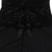 Subblime Babydoll Tela De Tul Detalle Encaje Y Flor Negro S/M