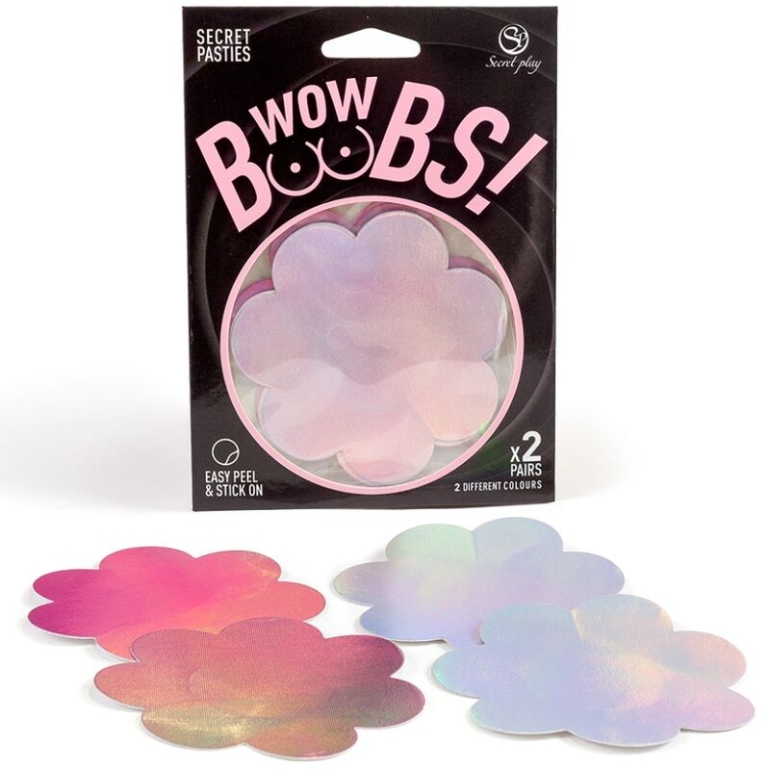 Secret Play Wow Boobs! Cubre Pezones Flor