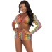 Leg Avenue Set Tres Piezas Multicolor