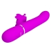 Pretty Love Vibrador Rabbit Multifunción 4 En 1 Mariposa Fucsia