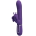 Pretty Love Vibrador Rabbit Multifunción 4 En 1 Mariposa Morado