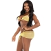 Leg Avenue Set Tres Piezas Diamantes Amarillo M/l