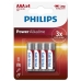 Philips Power Alkaline Pila Aaa Lr03 Blister*4