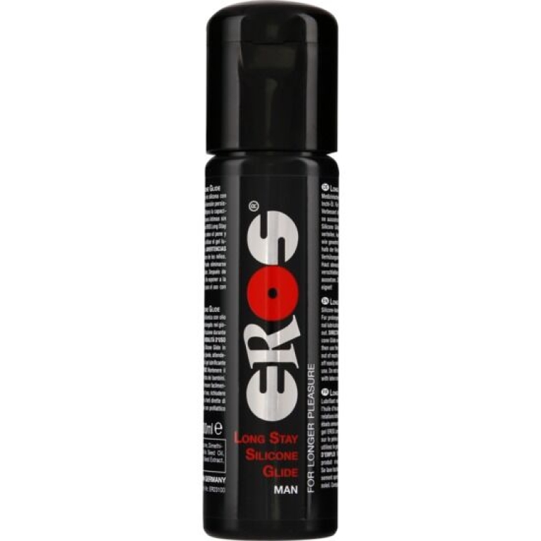 Eros Lubricante Silicona Larga Duracion Para Hombre 100 Ml