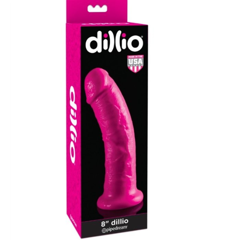  Dildo Con Ventosa 20.32 Cm Rosa