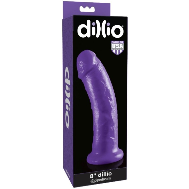  Dildo Con Ventosa 20.32 Cm Lila