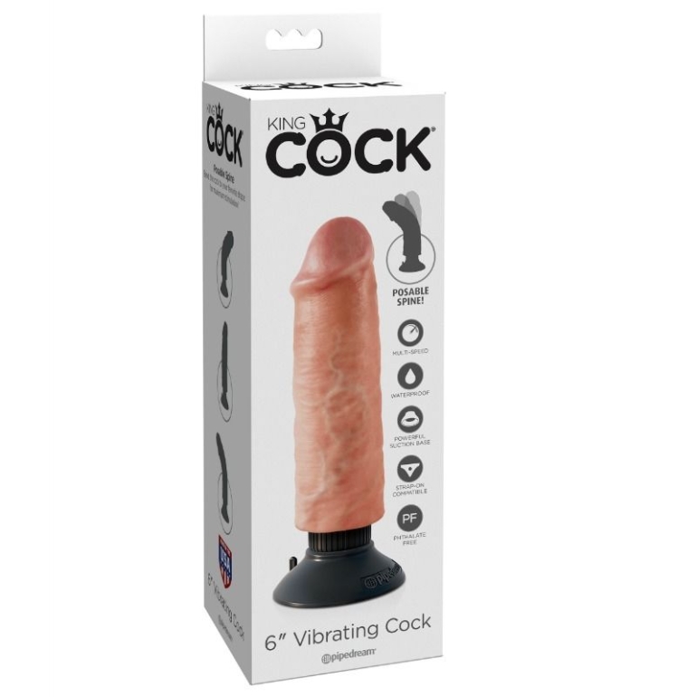  Dildo Vibrador 15.24 Cm Natural