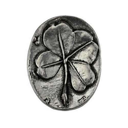 Clover Pocket Stone for Good Luck