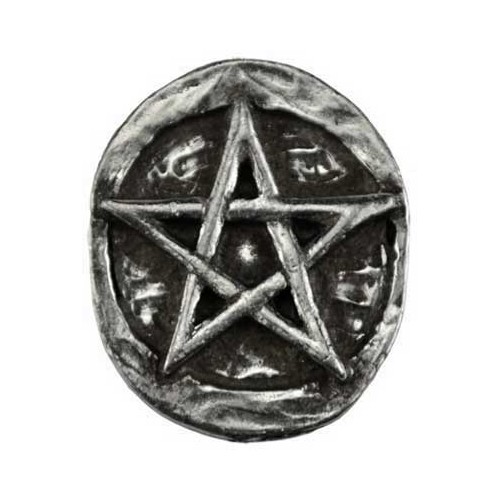 Pentagram Pocket Stone for Rituals