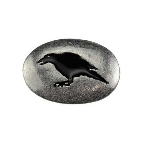 Raven Mystical Stone Talisman for Wisdom