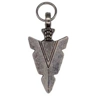 1.25 Inch Arrowhead Amulet for Protection