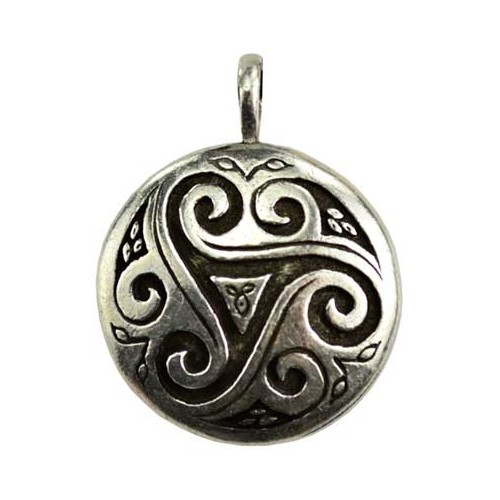 Triskele Shield Amulet for Spiritual Growth