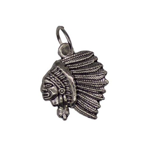 3/4" Indian Head Amulet