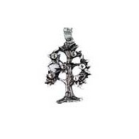 Silver Money Tree Talisman for Prosperity