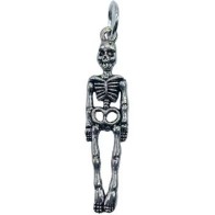 1 1/2" Skeleton Amulet - Spooky Charm