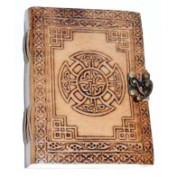 Celtic Cross Leather Journal 5x7 for Mystics