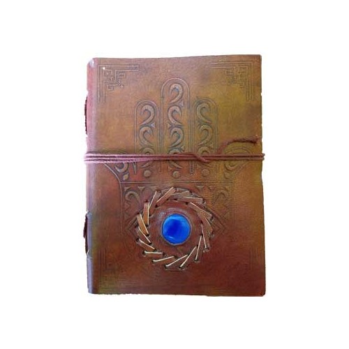 5" x 7" Evil Eye Leather Journal with 192 Pages