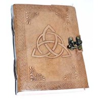 Diario de Cuero Triquetra 5\" x 7\"