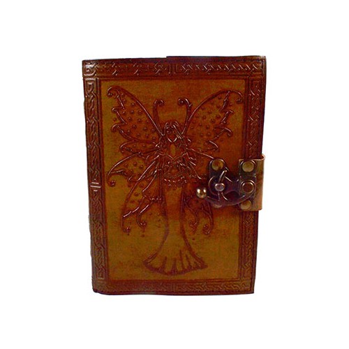 Fairy Journal with Aged Leather Cover