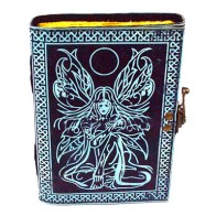 Black & Blue Fairy Journal with Aged Paper