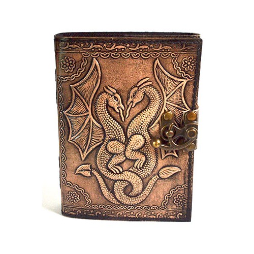 Double Dragon Leather Journal