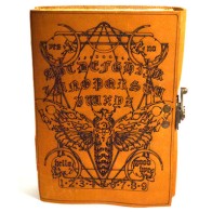 Moth & Ouija Board Leather Journal