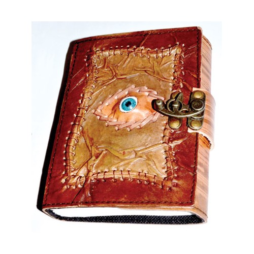 Sacred Eye Leather Journal Secure