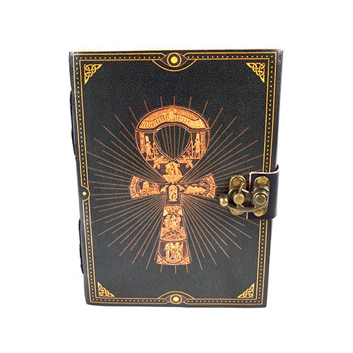 Cuaderno de Cuero Ankh para Escribir