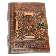 Tree of Life Leather Journal for Creativity