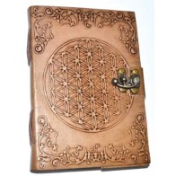 Flower of Life Leather Journal 5" x 7"