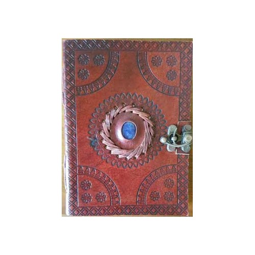 Embossed Leather Journal for Writers