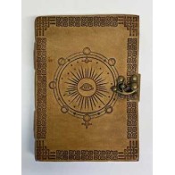 Moon Phase Embossed Leather Journal