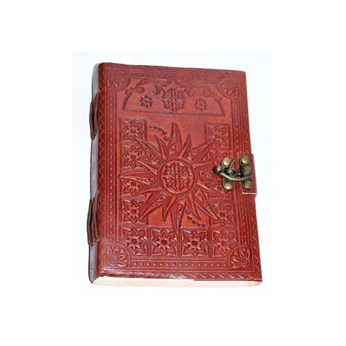 5" x 7" Sun Embossed Leather Journal