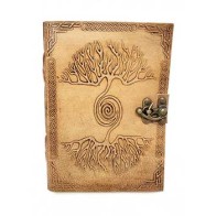 Double Tree Embossed Leather Journal