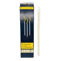 Set de Velas Chime de Marfil de 10\" para Rituales