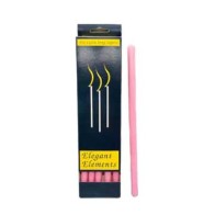 10" Pink Chime Candles 6 Pack for Rituals