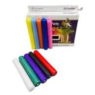 20 Pack Assorted 1/2" Chime Candle for Rituals