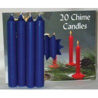 1/2 Inch Dark Blue Chime Candle Pack