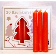 Pack of 20 Orange Chime Candles for Rituals