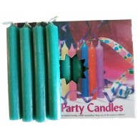 Dark Green Chime Candle Set of 20