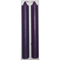 1/2" Purple Chime Candle 20 Pack