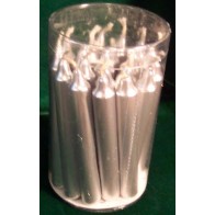 Pack of 20 Silver Chime Candles for Spells