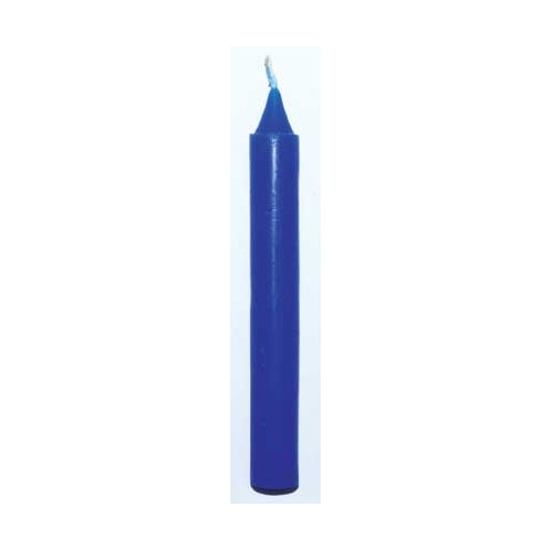 Blue 6" Household Candle