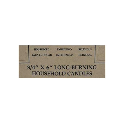 Set of 36 Brown Candles Grounding Stability