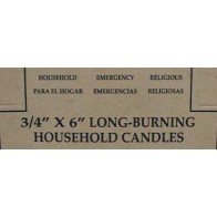 Set of 36 Brown Candles Grounding Stability