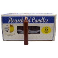 (Set of 72) Brown Household Candles for Rituals