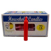 Set of 72 Red 4" Household Candles