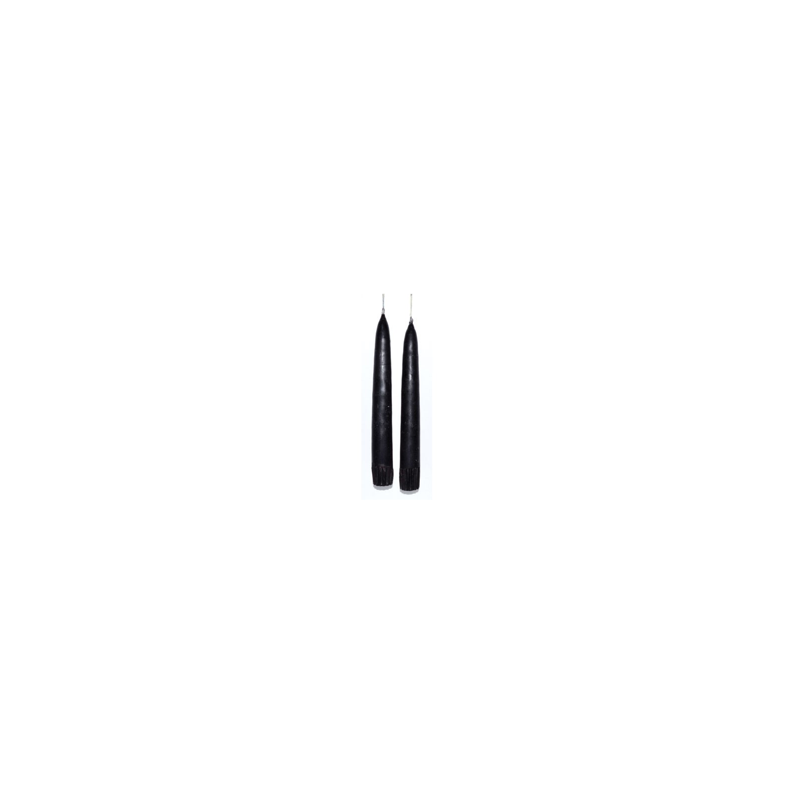 7" Black Taper Candles for Elegant Decor